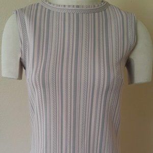 Vintage Mod Pinstripe Mini Dress
